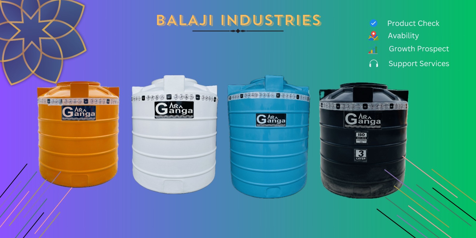 Balaji Industries - Latest update - Arka Ganga - 5 Layer Water Tank Manufacturers In Horamavu